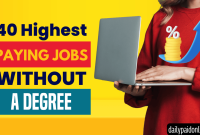 40 Highest-Paying Jobs Without A Degree What Are The Highest Paying Jobs Without A Degree