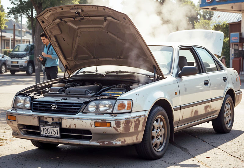 What to do if your car overheats suddenly?