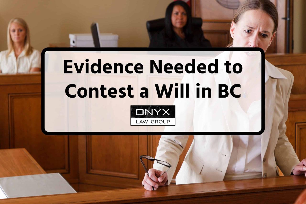 How To Contest A Will In Court